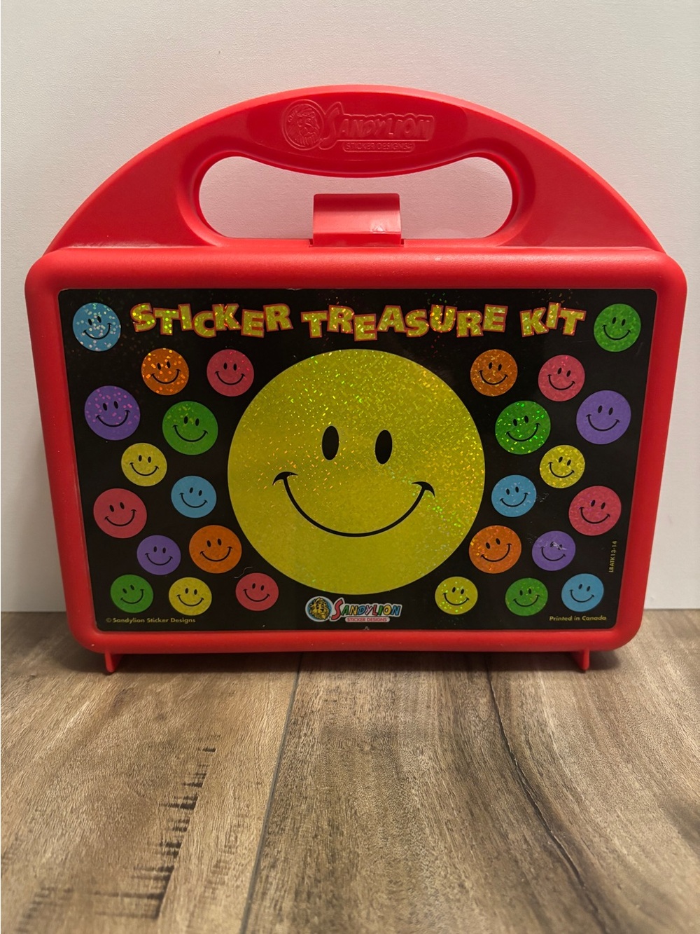 Vintage Sandylion Prismatic Smiley Faces/little mermaid sticker kit